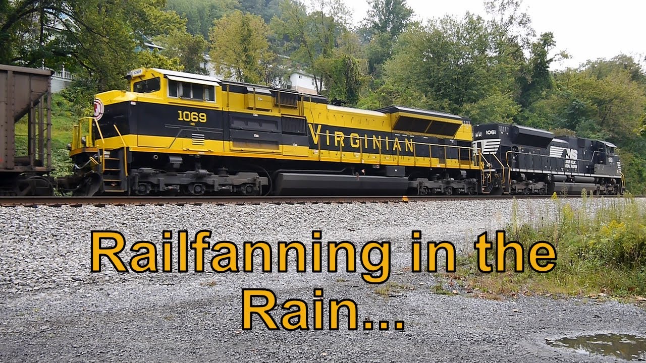 Railfanning in the Rain... West and East of Bluefield