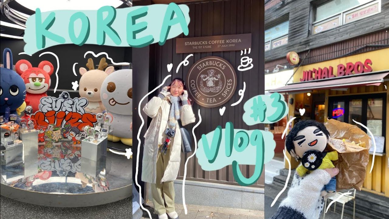 韓國VLOG Ep3｜好多草莓的望遠市場🍓、朝聖Kwangya、心目中No.1鰻魚、梨大星巴克☕️