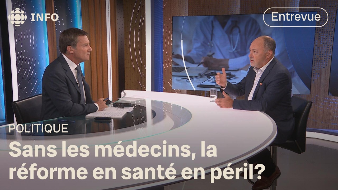Christian Dubé dénonce le « refus total » des médecins du Québec de revoir leur mode de rémunération