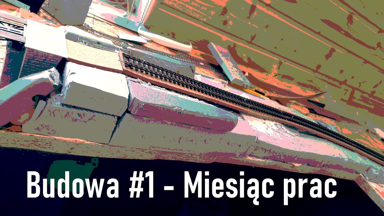 Praca nad makietą H0 po długiej przerwie - Budowa #1