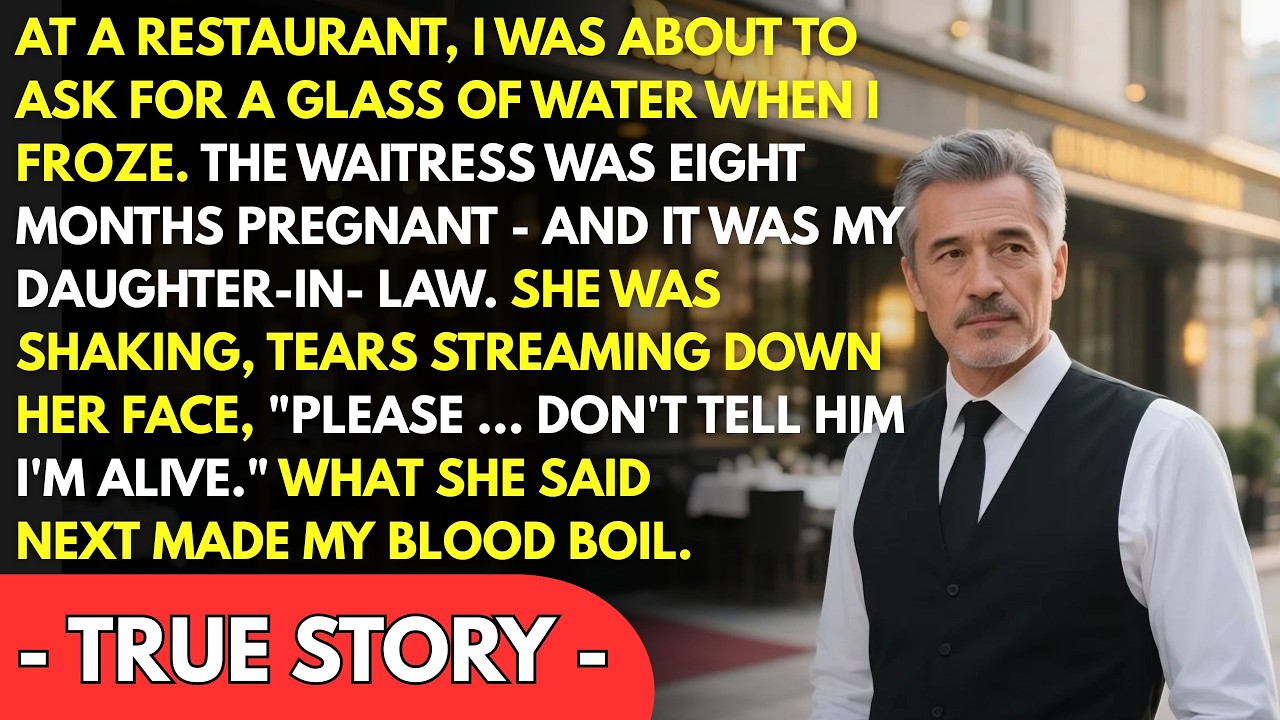 I Froze When I Saw My 8 Month Pregnant Daughter In Law Working As A Waitress — What She Said Next