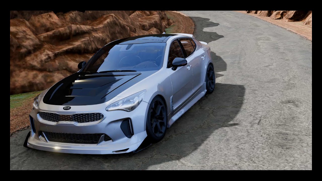 Beam.NG Drive - Realistic Car Driving & Crashes-BONUS |Porsche, Infiniti Q90 & Kia Stinger Convoy|