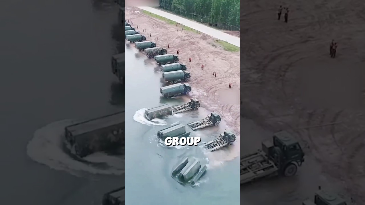China's Moving Bridge That Can Be Built on Water in Minutes | Mobile Floating Bridge System 