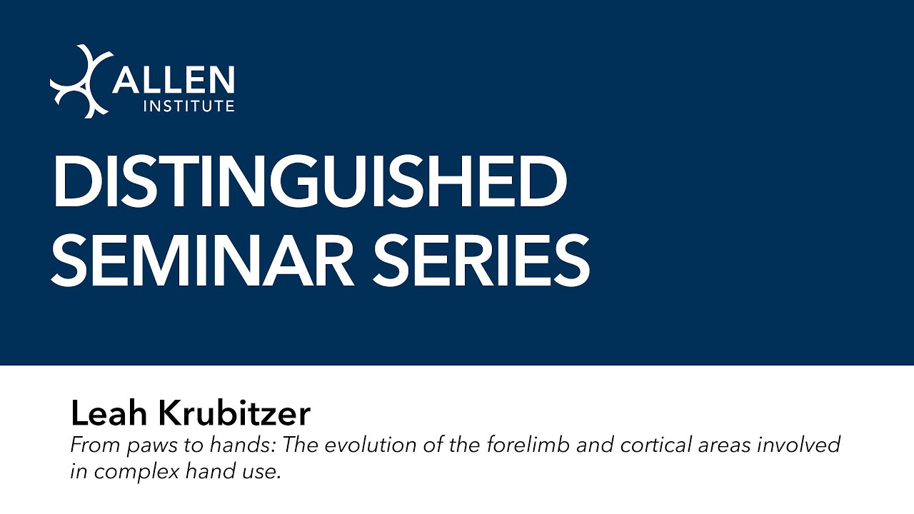 Distinguished Seminar: Leah Krubitzer