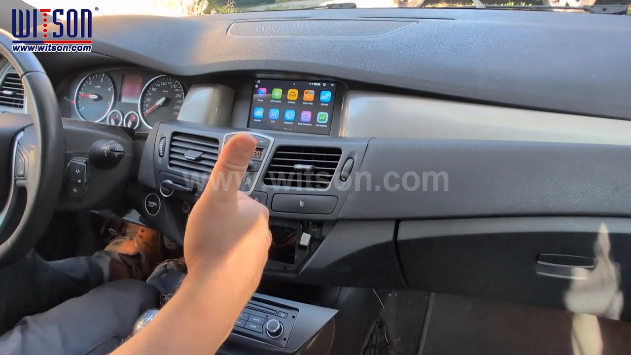 How to install Renault Latitude Renault laguna 3 Android Car Multimedia Player WITSON 1988