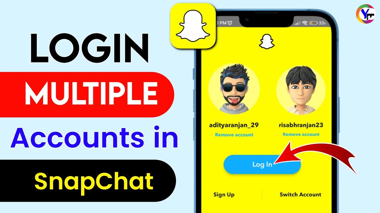 Как использовать несколько аккаунтов в Snapchat! Как войти в другой аккаунт в Snapchat! SMYT English