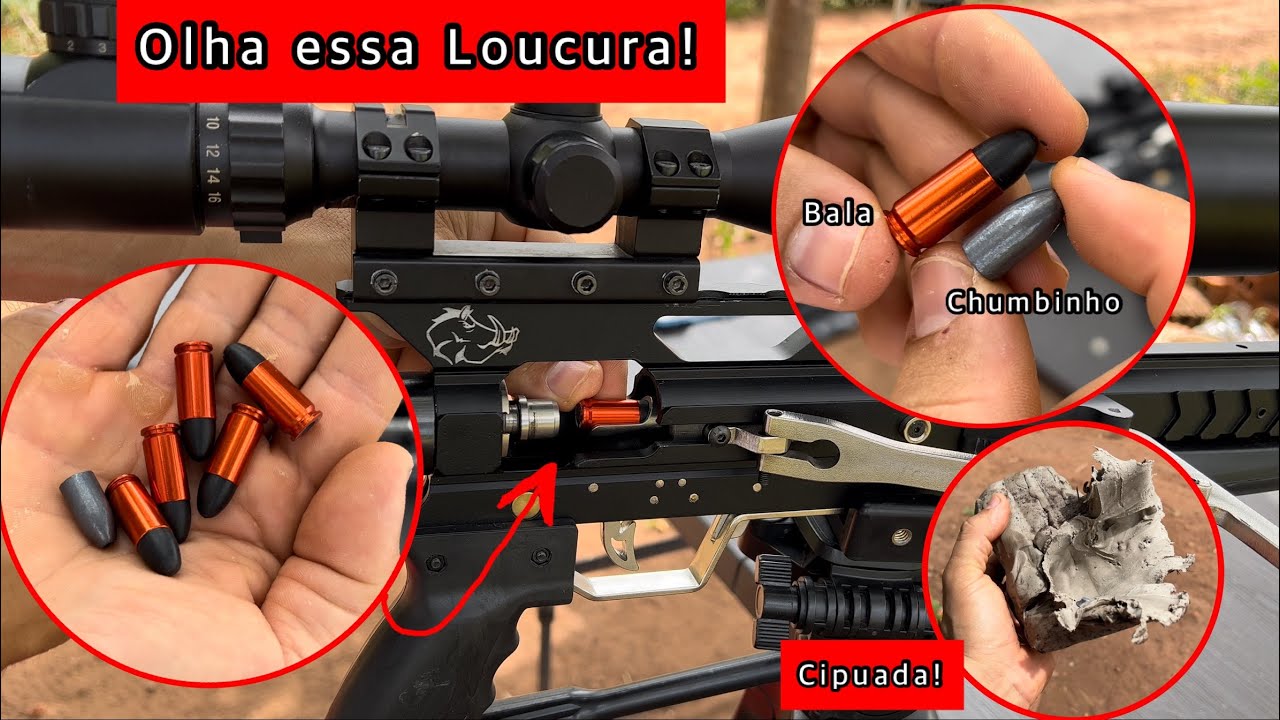 Javali 9mm - Usei munição 9 mm! Deu certo?