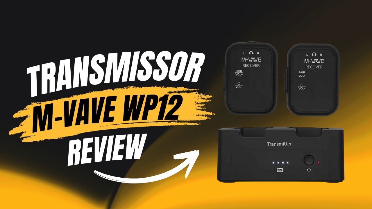 Review Transmissor e Receptor Sem Fio Retorno de Palco M-Vave WP-12