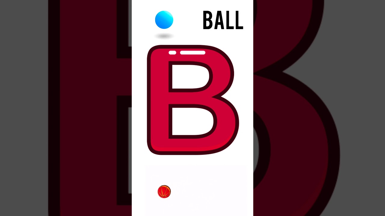 #BforBall ⚽#shorts#alphabet