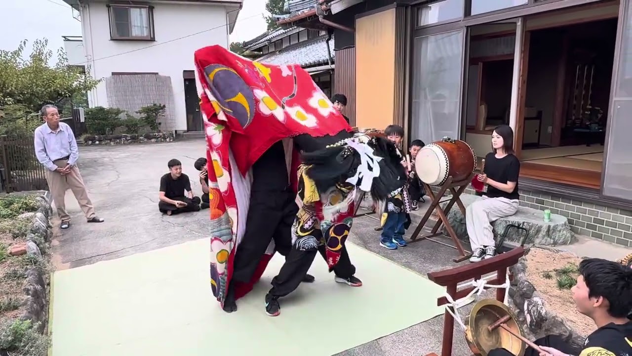 2025.10.12 渡池獅子組 住吉神社 花遣い [克己.裕希]