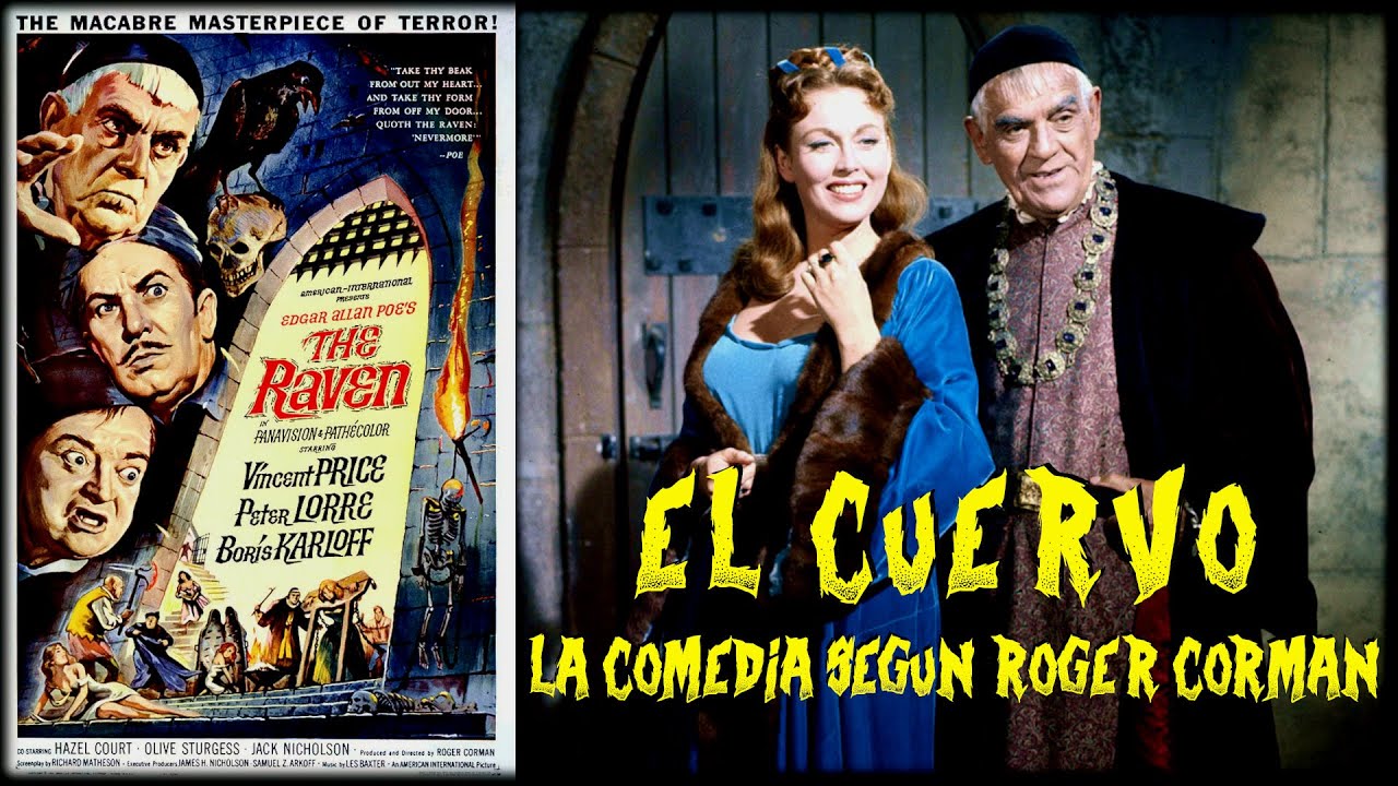 EL CUERVO (THE RAVEN) de Roger Corman (1963) CRÍTICA Y ANÁLISIS.