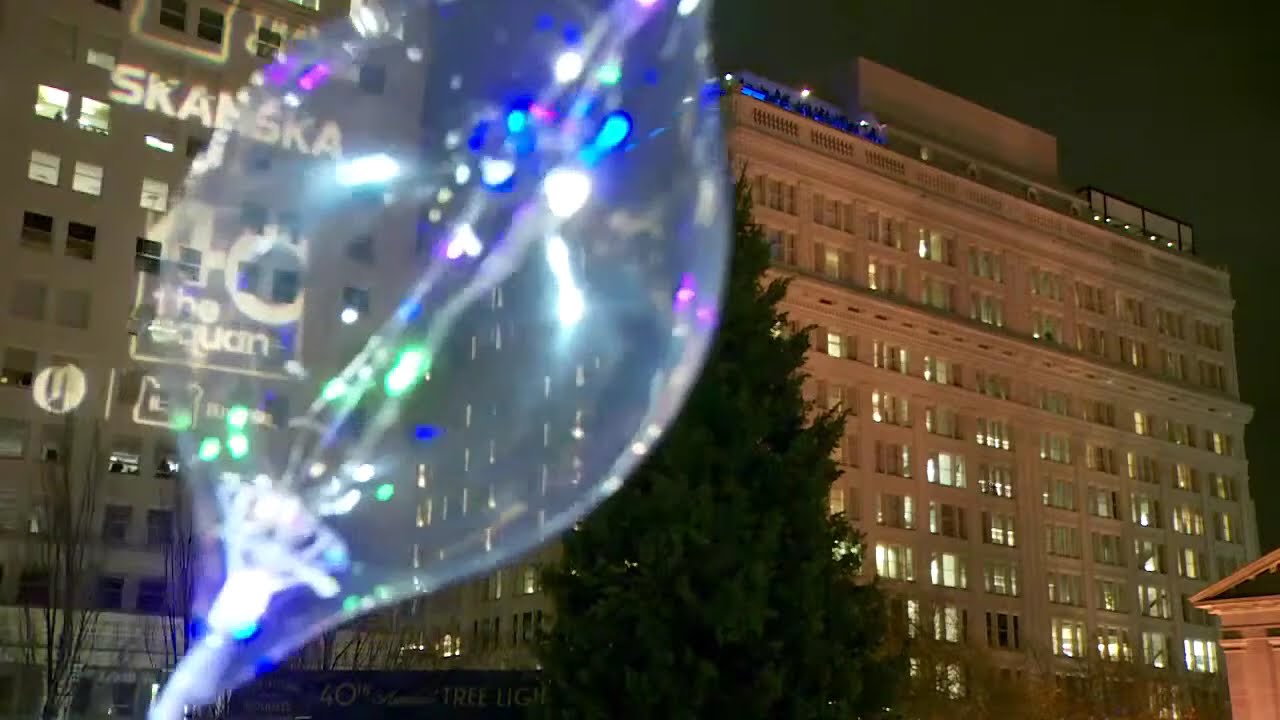 Lighting Portland's Christmas Tree