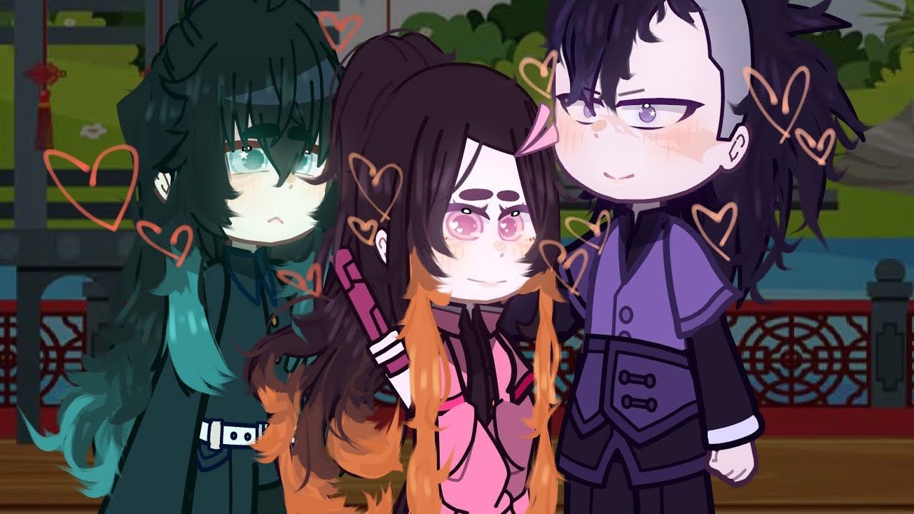 |\Nezuko with Muichiro and Genya|\part.2/|-SHIPS: MuiNezu, GenNezu-•Demon Slayer-•○KNY○•/|