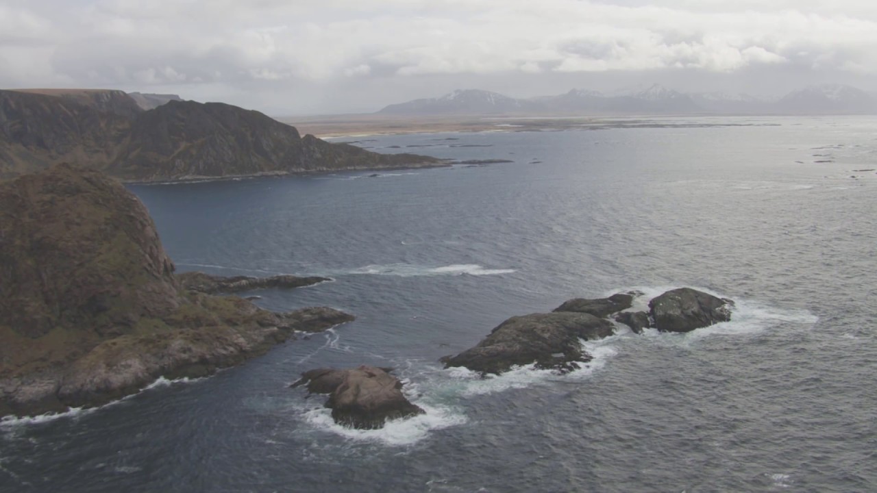 Andøya, Nordlysobservatiriet, Bleiksøya - Flying Over Norway
