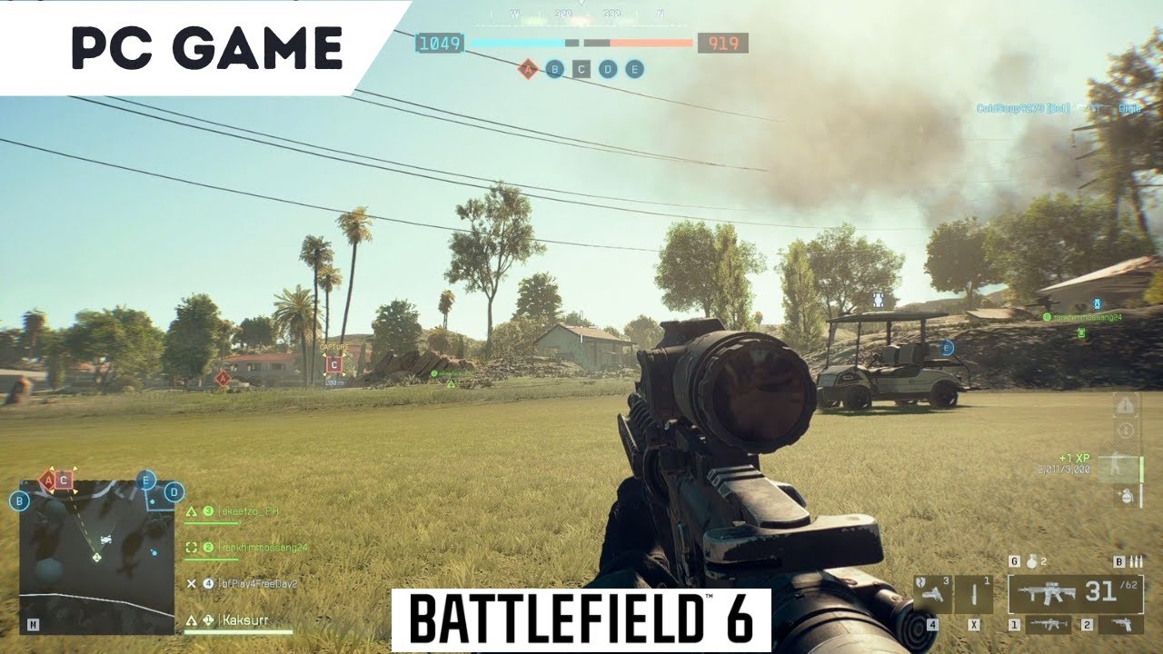 Conquest at Eastwood – Battlefield 6 Gameplay | i5-12400F + GTX 1050 Ti