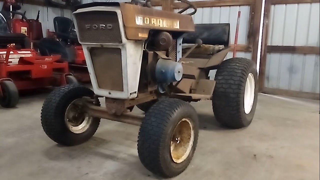 Находка садового трактора Ford 100!