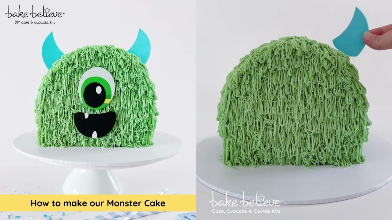 How to make our Monster Cake | @bakebelieveau