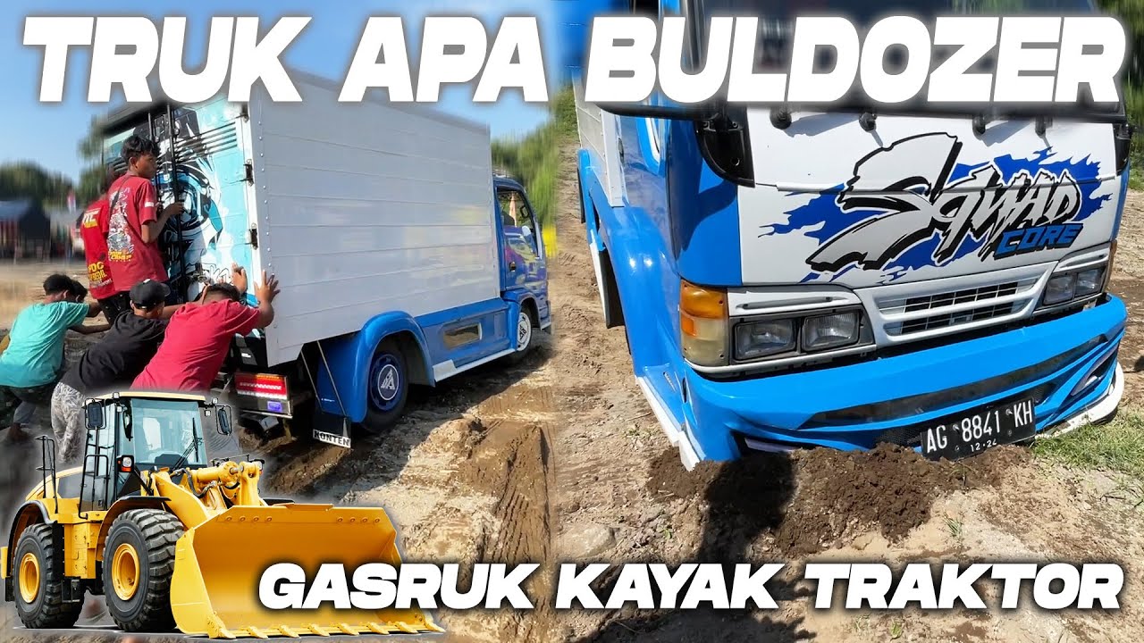 PECAH‼ SAKING CEPERNYA TRUK KIKI CORE NGERUK PASIR DI KOPDAR LKTC