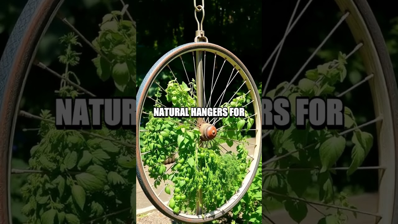 Crafting an Herb Drying Rack from Recycled Bicycle Wheels