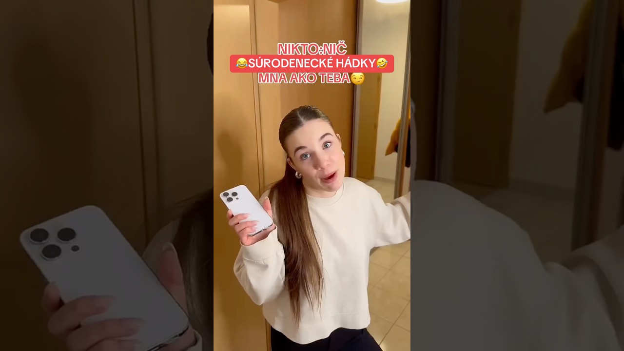 NEZN&Aacute;&Scaron;AM💥keď po mne OPAKUJE😡🤣M&aacute;&scaron; to DOMA🏡ROVNAKO?👀#czsk #sranda #surodenci #vtip