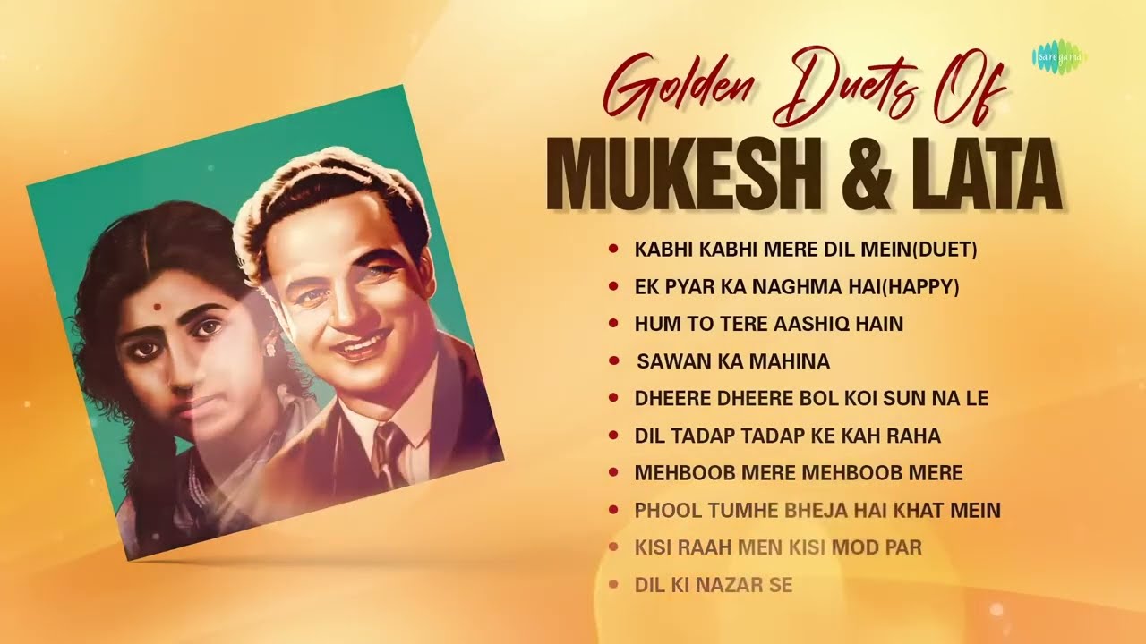 Golden Duets of Mukesh With Lata Mangeshkar | Kabhi Kabhi | Ek Pyar Ka Nagma | Old Bollywood Hits