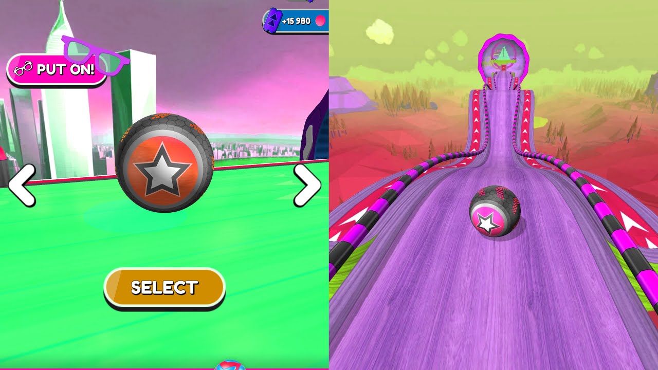 Going Balls Speedrun Challenge Vs Reverse Balls Speedrun Walkthrough Gameplay