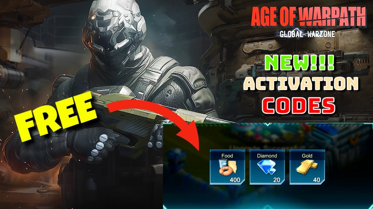 🎁 AGE OF WARPATH | All Current FREE Codes! (ANDROID/IOS)
