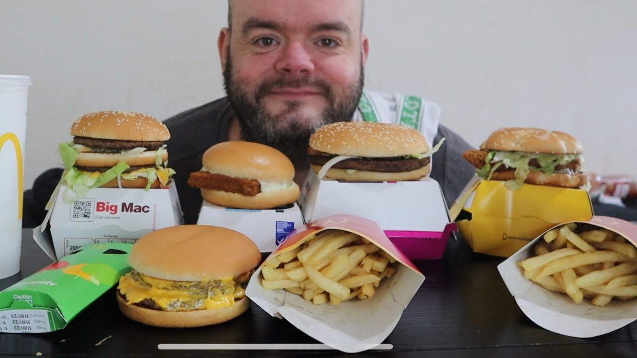 McDonald’s trying the mc crispy chicken uk mukbang