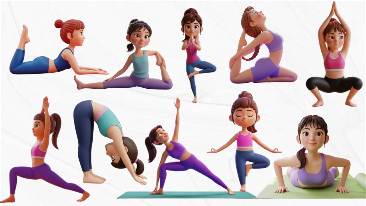 🌈 Relaxing Yoga for Kids | Easy Children’s Yoga Poses💤 Calm Body, Happy Mind | 