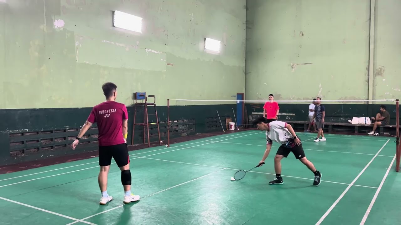 Franz / Erik vs Rivo / Josi - Badminton for hobby (Bros)