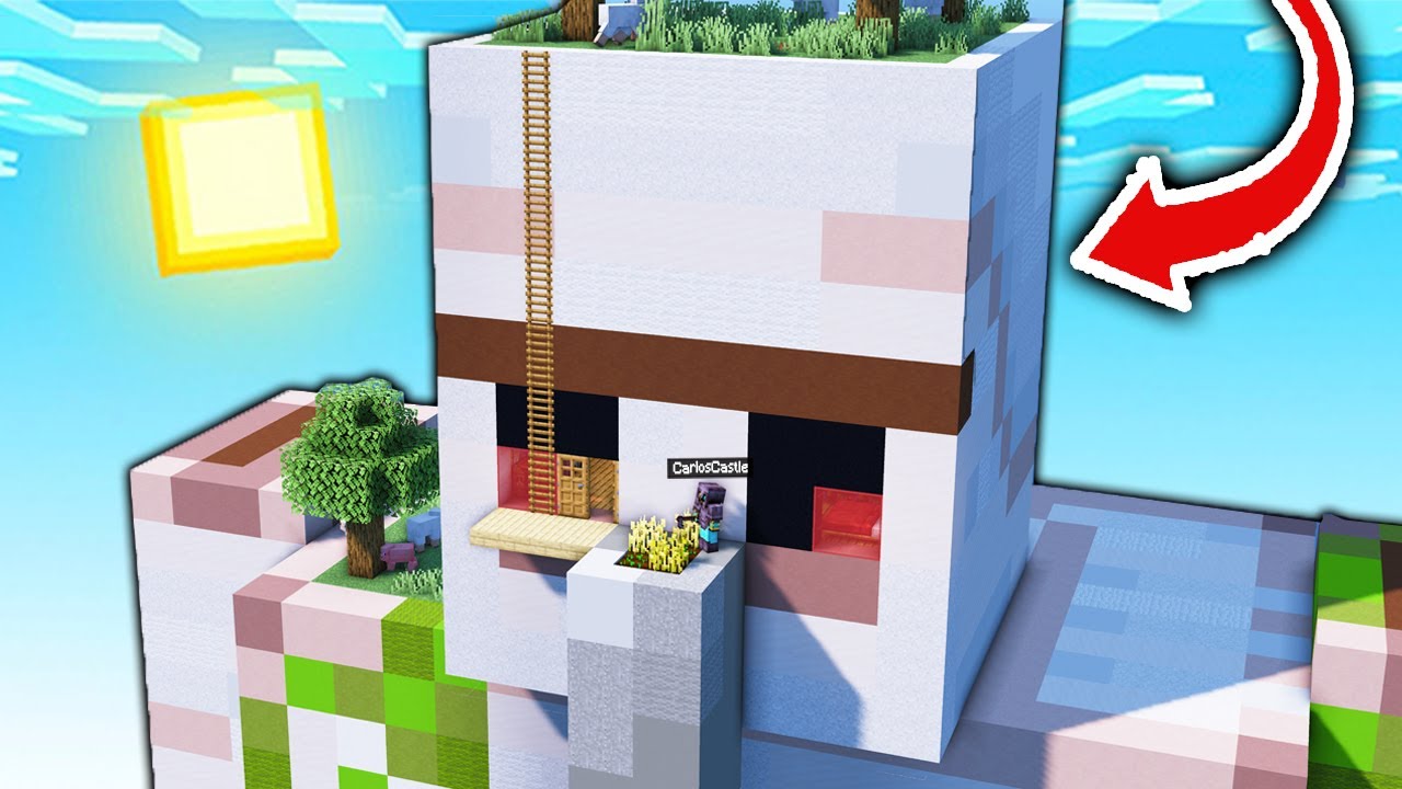 Sobrevivo en UN GOLEM DE HIERRO GIGANTE de MINECRAFT! 😱 &iquest;Sobrevivir&eacute;?