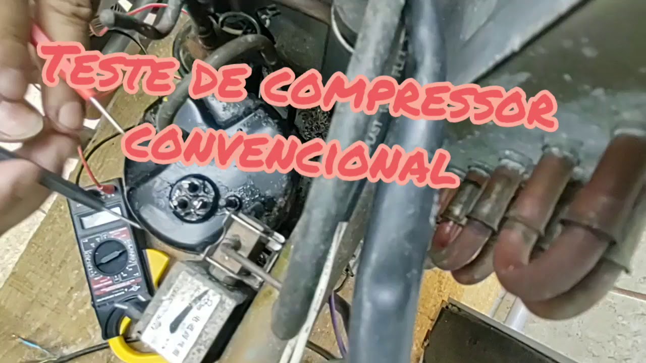 ligação e teste de compressor ar condicionado Split