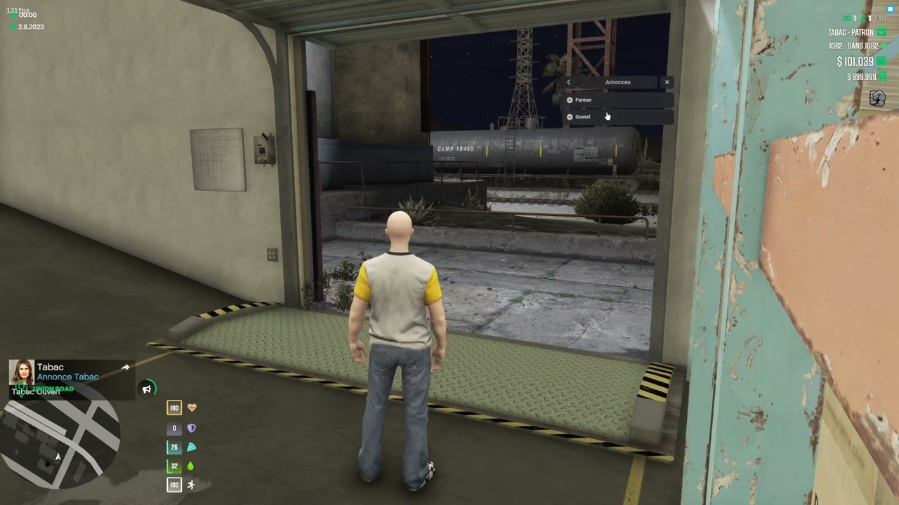 [ ESX Legacy ] Job Tabac Ox-Target Ox-Lib FiveM 0.00ms FREE !!!!