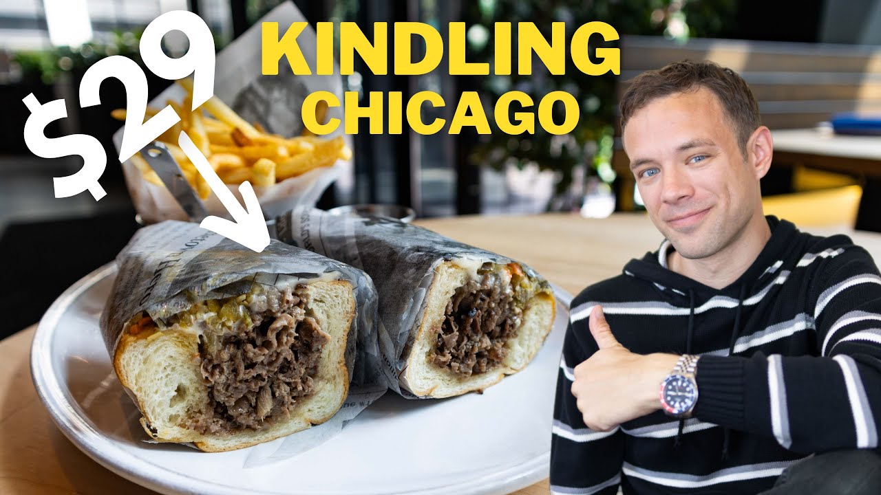 Eating the Most Expensive Italian Beef Sandwich in Chicago at Kindling. $29. Is It Worth It?