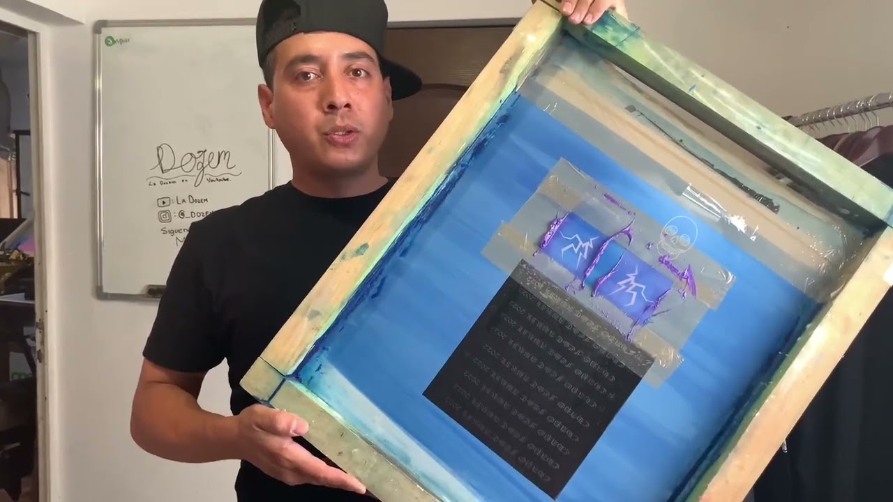 Impresión de gorras en serigrafía // TUTORIAL