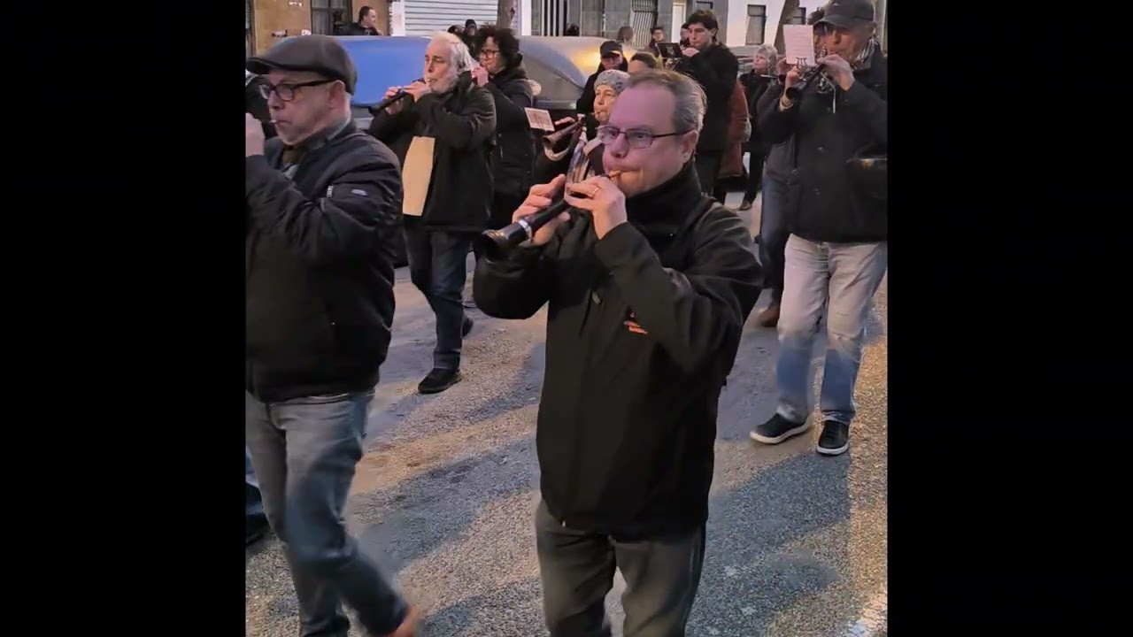 ESTRELA ROJA DE BENIMACLET A LA 15ª MANIFESTACIÓ MAZÓN A PRESÓ.