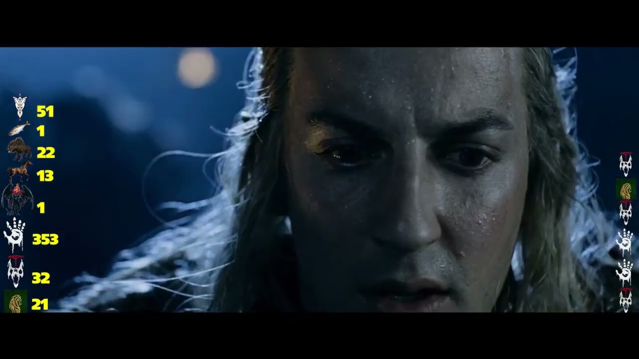 Lord of The Rings The Two Towers Carnage Count