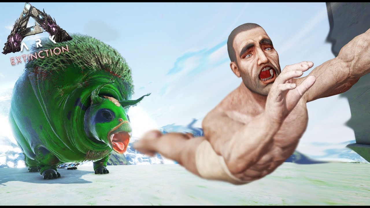 ARK - ESTE DINO ASPIRA TODO!! 🤣😂 #3 - EXTINCTION - Nexxuz