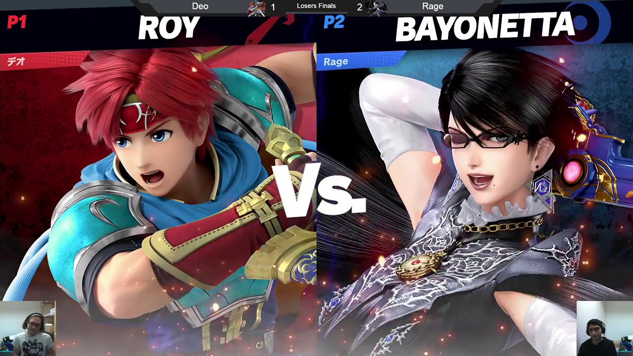 [USK6] Losers Finals - Deo (Roy) vs Rage (Bayonetta) - Smash Ultimate
