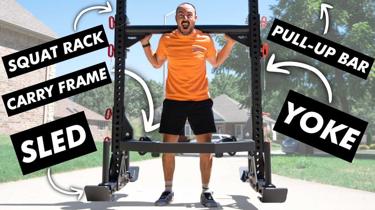 5-in-1 REP Oxylus Yoke Review - Squat Rack, Sled, Deadlift Carry, and More!