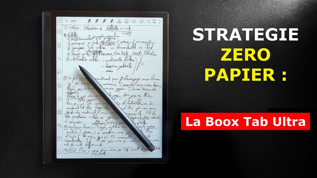 Zéro papier : la Boox Tab Ultra