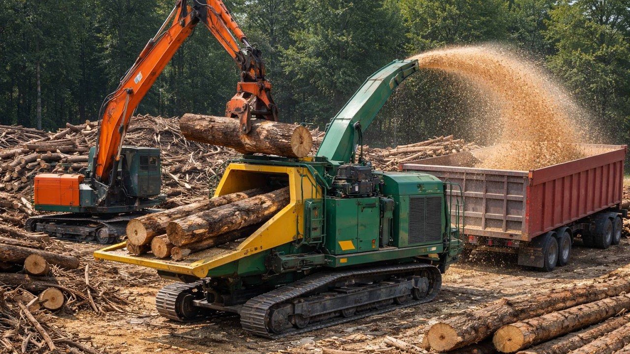 Monstrous Wood Chippers at Maximum Torque | Timber Has No Chance