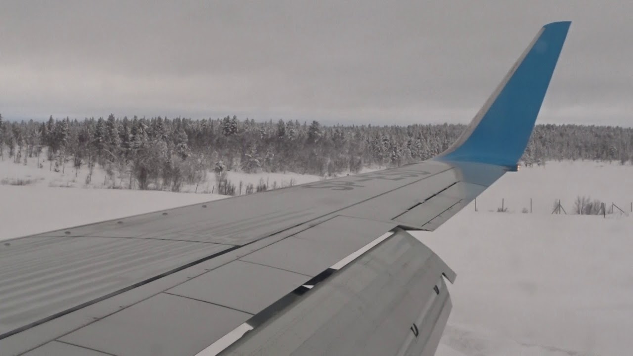 LANDING IN ENONTEKIO AIRPORT FINLAND 14/2/19