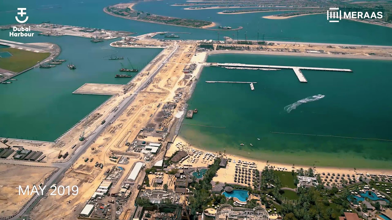 DUBAI HARBOUR TIMELAPSE