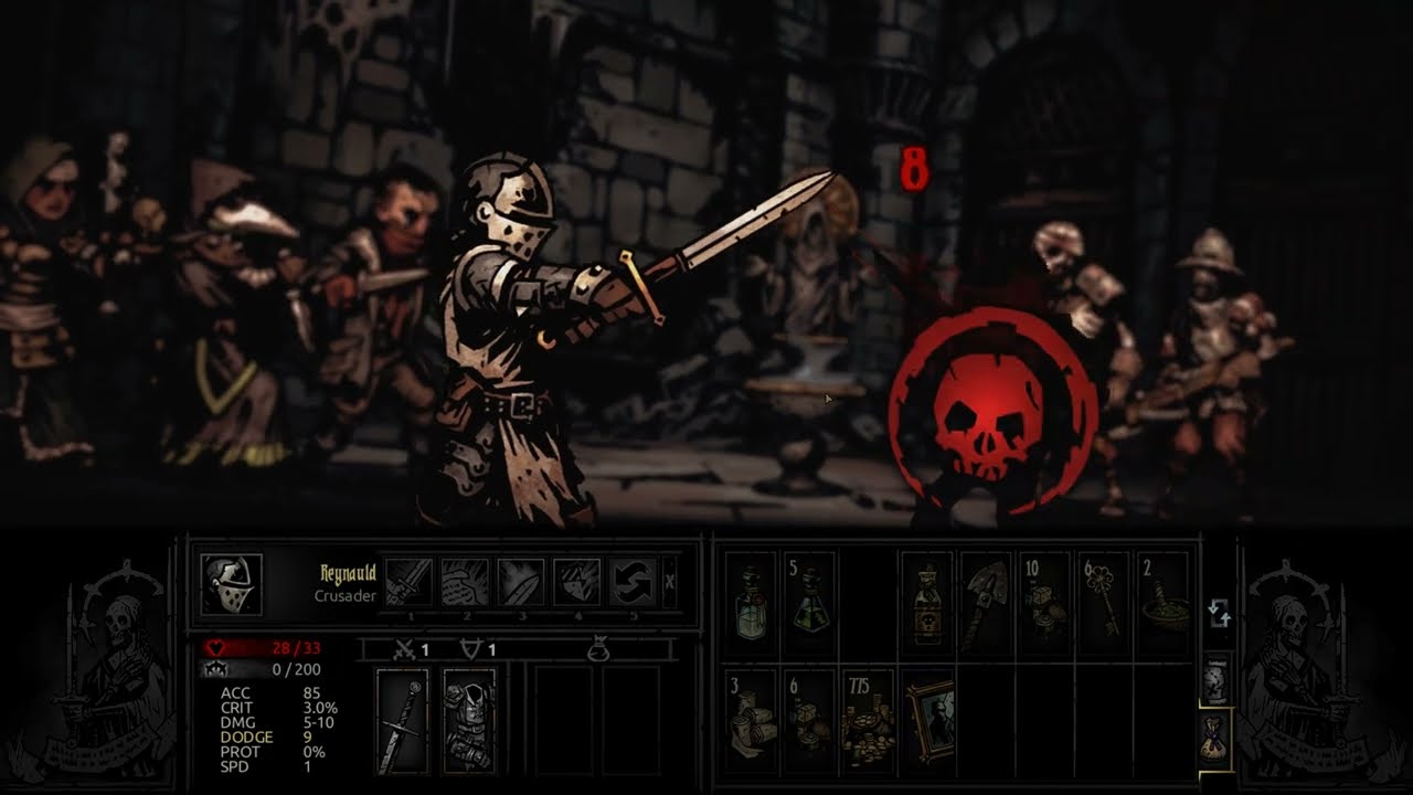 Darkest Dungeon Gameplay part 1 - 4K 60FPS no commentary
