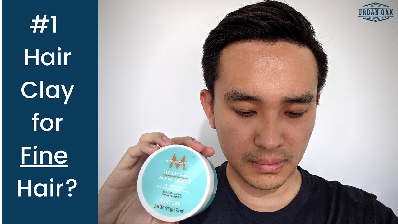 The Ultimate Hair Clay for Fine Hair? | Moroccanoil Texture Clay Review