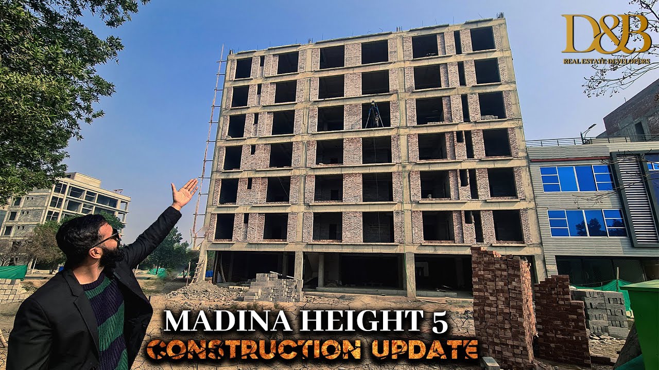 Madina Height 5 Latest Construction Update | Feb 2025 | Design&nbsp;&&nbsp;Build