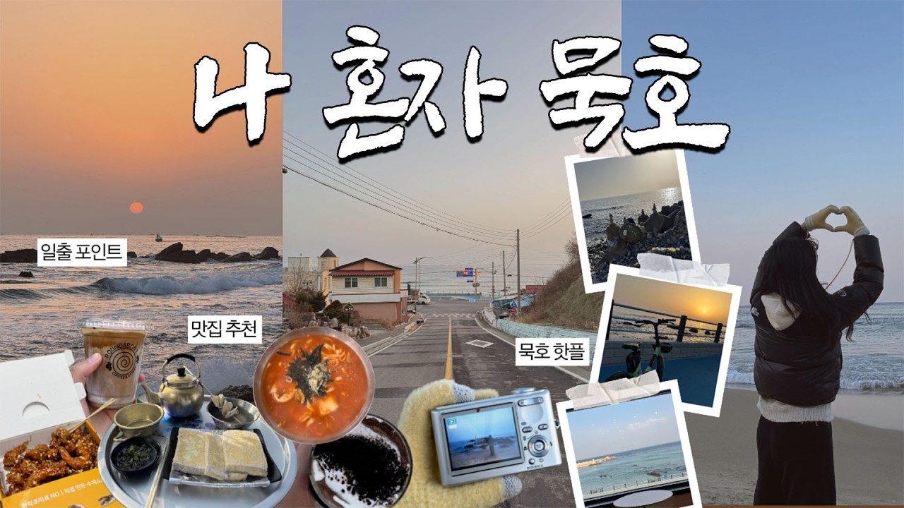 혼여행 만렙이 다녀온 묵호 🌊 | 감성 맛집·포토존·일몰까지 완벽코스
