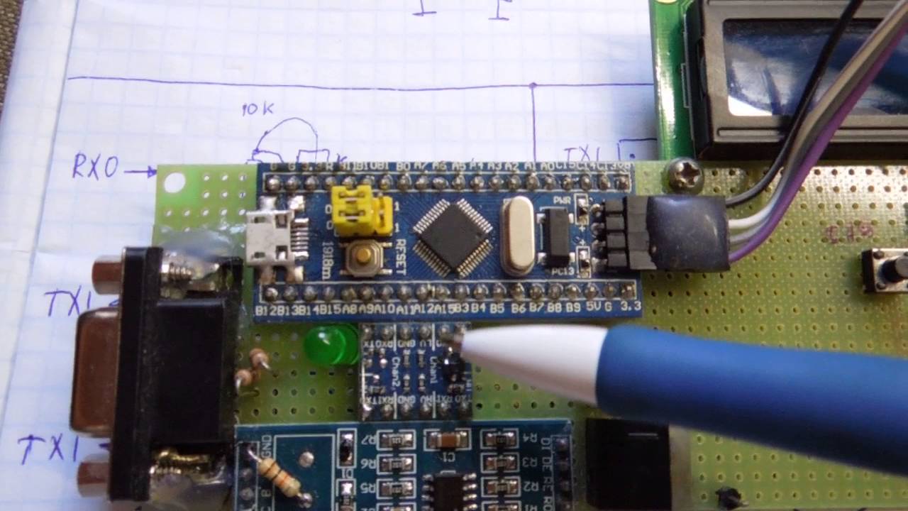 Modbus RS485  MAX485 шум в линии - лечим
