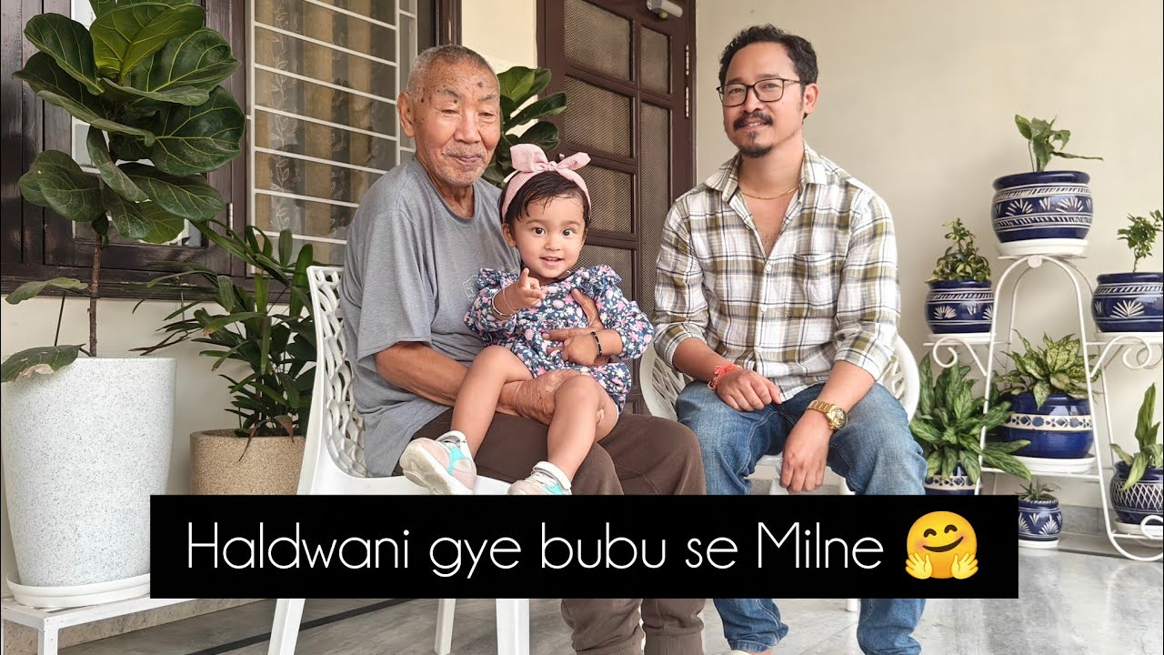 haldwani gye bubu se Milne ||  Jgh jgh dekhi landslide 😱 ||  Tashvi Panchapl vlogs 